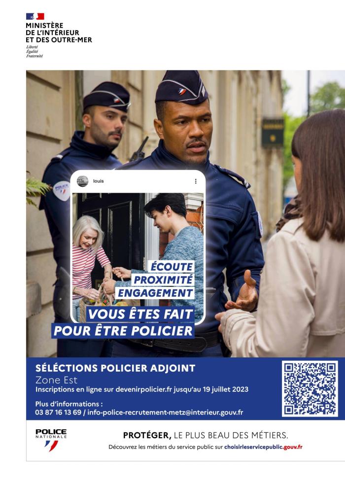 "Recrutement police nationale"
